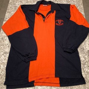 Vintage 97’ Orange & Blue Chicago Bears Football Long Sleeve Shirt Sz Large NFL